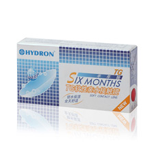 海昌 TG锁水保湿 半年抛 2片盒装 近视<b>隐形眼镜</b> 软性<b>隐形眼镜</b>