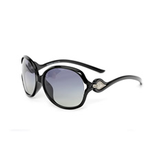 2014新品 亿超yc9002雅致黑色 简约高贵 欧美复古 偏光太阳镜