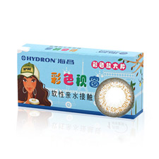 海昌 彩色视窗 可可炫棕 美瞳隐形眼镜 半年1片隐形眼镜 经典放大款