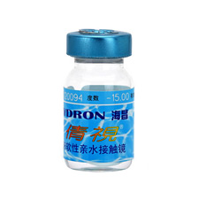 海昌倩视S38 高度数超薄 水润保湿 透氧 年<b>抛</b>1片装 近视<b>隐形眼镜</b>