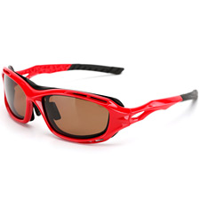 亿超太阳镜 YC9014 红色 女士墨镜 时尚偏光 太阳镜 多色可选