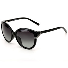 安踏AT8006黑色 2014新品 时尚大框欧美复古 女士偏光太阳镜