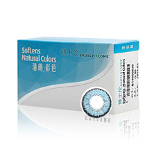 <b>博士伦</b>清朗宝石蓝月抛2片<b>彩色</b><b>隐形眼镜</b>