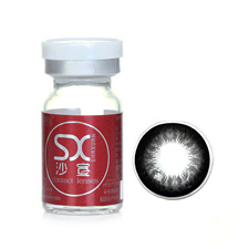 <b>沙</b><b>宣</b> 增大增黑色 大直径 时尚潮流 年抛1片彩色<b>隐形眼镜</b>