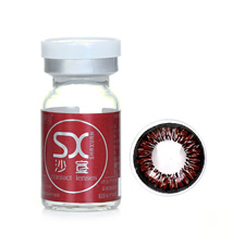 <b>沙</b><b>宣</b>红色 大直径 时尚潮流 年抛1片彩色<b>隐形眼镜</b>