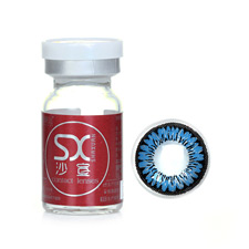 沙宣<b>蓝色</b> 大直径 时尚潮流 年抛1片彩色<b>隐形眼镜</b>