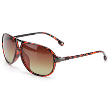 亿超 YC9802C8琥珀 高档偏光太阳 超轻TR90 经典款蛤蟆镜墨镜