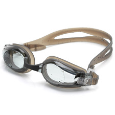 安踏平光游泳镜 AT17001黑灰色 防雾防水 运动眼镜 男女通用