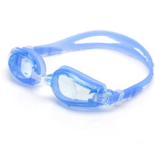 安踏平光游泳镜 AT17002浅蓝色 防雾防水 运动眼镜 男女通用