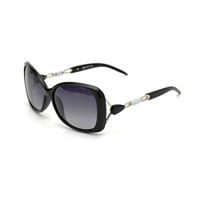 安踏太阳镜 AT8011C1雅致黑 女士墨镜 时尚 偏光太阳镜