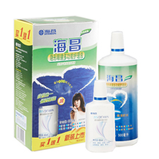 海昌500ML多功能隐形眼镜护理液 赠送60ML小瓶护理液 清洁杀毒