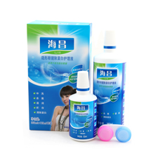 <b>海</b><b>昌</b>亮洁II代<b>隐形眼镜</b><b>护理</b>液360ML120ML 多功能除蛋白送双联盒