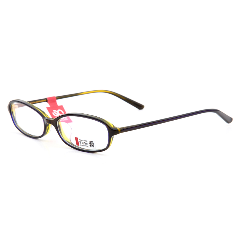 亿超FB5027<b>板材</b>C6绿黄 女士潮款 休闲全框 薄片<b>板材</b>系列 <b>眼镜</b>