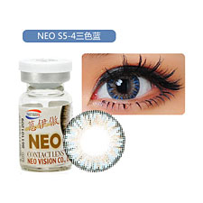 NEO(蒽伊傲)S54三色蓝 混血大<b>美</b><b>瞳</b> 年抛1片装 彩色隐形眼镜