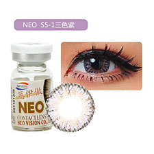 NEO(蒽伊傲)S51三色紫 混血大<b>美</b><b>瞳</b> 年抛1片装 彩色隐形眼镜