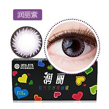 海昌润丽<b>美</b><b>瞳</b><b>紫色</b> 半年抛1片装 彩色隐形眼镜