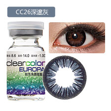 <b>科莱博</b>美瞳 CC26深邃灰 年抛1片装 彩色隐形眼镜