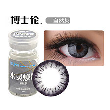 <b>博士伦</b>水灵焕彩灰色 大直径 美瞳 年抛1片<b>彩色</b><b>隐形眼镜</b> 多色混血