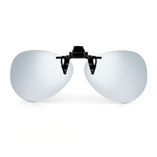 新品亿超偏光太阳镜男女同款近视潮流墨镜式夹片320灰色