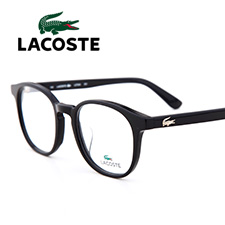 鳄鱼L2734A001潮款板材全框中码男女通用黑色近视框架眼镜