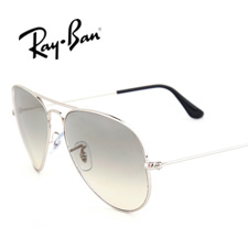 雷朋 RB3025 男女通用 太阳镜 003/32银框灰片