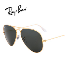 雷朋 RB3025 男女通用 太阳镜 001/58金框墨绿片（偏光）