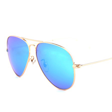 亿超S9201太阳镜C01镜架金/镜片篮彩膜