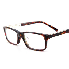亿超FB5044玳瑁色C02中码全框板材中性近视眼镜架