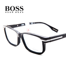boss6025/j黑色807板材休闲男士均码近视眼镜架