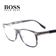 BOSS板材 6037/F黑色2DB大码男士近视眼镜架