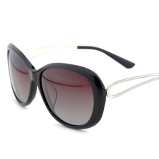 亿超S9103太阳镜C01镜架黑/镜片渐变灰