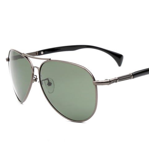 亿超 YC9712 男士 太阳镜 C1枪/绿