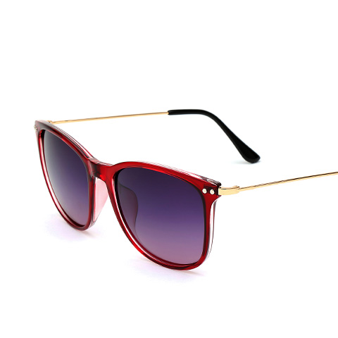 亿超 YC9708 通用 太阳镜 C8红框金腿/镜片灰