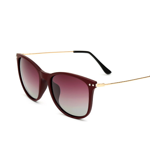 亿超 YC9708 通用 太阳镜 C2磨砂红框金腿/镜片红