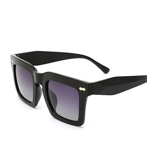 亿超 YC9705 通用 太阳镜 C1亮黑/镜片灰