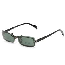 亿超太阳镜 2177qia 枪色 插片太阳镜 男士专用 偏光太阳镜